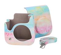 WIHFHGZ Funda Protectora para Cámara Instantánea Mini11, Cuero PU, Correa Ajustable - Protección contra Polvo y Golpes, Durable y Estilo Moderno (Color Aceite)