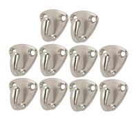 WIHFHGZ Gancho para Defensa de Barco en Acero Inoxidable 316, Juego de 10 Piezas, Resistente a la Corrosión, Uso Marino Universal - Alta Durabilidad, Fácil Instalación, Ideal para Equipo