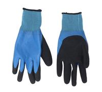 WIHFHGZ Guantes Aislantes Eléctricos, Doble Cara, Nylon y Goma, 2 Piezas - Protección Anti Choque Eléctrico, Antideslizantes y Cómodos para Electricistas