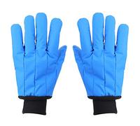WIHFHGZ Guantes Criogénicos Protección Contra Líquido Nitrógeno, Resistencia Baja Temperatura - 360°C, Talla 32cm, Color Azul - Comodidad Ergonomica, Material Transpirable Y Ligero, Uso