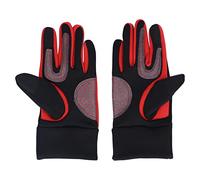 WIHFHGZ Guantes Térmicos Rojos, XL, Material Elástico y Antideslizante - Mantén Tus Manos Calientes y USA Pantalla Táctil, para Conducir y Correr al Aire Libre (L)