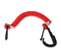 WIHFHGZ Interruptor de Seguridad con Cordón Trenzado Rojo, 137 cm, Herramienta de Seguridad Portátil - Duradero, Compatible con Emergencias Mercruiser, Uso en Reparación y Actualización
