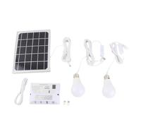 WIHFHGZ Lámpara Solar Colgante, Batería 5000mAh, 5W Panel Solar, Blanca - Iluminación Portátil, Carga Rápida y Power Bank, Exterior e Interior