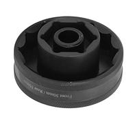 WIHFHGZ Llave de Vaso para Tuerca del Eje Rueda, Doble Hex 55mm y Simple 30mm, Acero con Acabado Negro - Desmontaje Rápido de Tuercas Revueltas, Alta Durabilidad