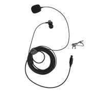 WIHFHGZ Micrófono Lavalier con Cable Tipo C de 3 Metros, Micrófono de Condensador con Cubierta Antiviento de Espuma - Alta Sensibilidad, Compatible con Teléfonos y PC, Ideal para