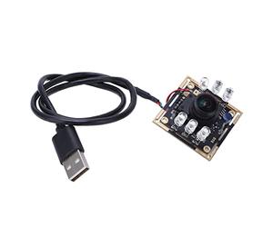 WIHFHGZ Módulo Cámara USB, HD Autofocus, 2MP, 190° Distorsión Panorámica - Conexión Sin Driver, Micrófonos Dobles, Compatible Múltiples Sistemas