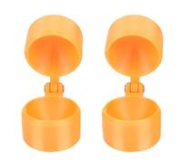 WIHFHGZ Moldes Redondos para Cake Pops, 2 Piezas, Plástico PLA de Calidad Alimentaria, con Orificio de Aire, 1,3 Pulgadas - Fácil Uso, Uniformidad Garantizada, Para Repostería Casera y