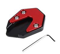 WIHFHGZ Placa de Extensión para Caballete Lateral de Motocicleta, Aluminio Aleado, Compatible con Forza300 Forza250 MF08 2018-2020 - Antideslizante, Resistente a la Corrosión, Fácil (Día)