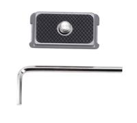 WIHFHGZ Placa de Liberación Rápida con Tornillo 1/4 Pulgadas, Adaptador de Montura para Cámara, Aleación de Aluminio y Silicona, Base Magnética - Instalación Rápida, Resistente y Portá