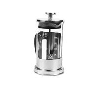WIHFHGZ Prensa Francesa de Café 350ml - Cafetera Embolo Acero Inoxidable, Jarra de Vidrio Borosilicato, Mango Aislante, Portátil para Viajes y Uso Diario, Negra
