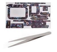 WIHFHGZ Protector para Cámara Pro, Funda Adhesiva Flexible, Corte Preciso, Cubierta Estirable, Diseño Cebra, Protección Total (Neón)