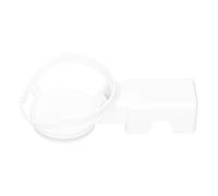 WIHFHGZ Soporte Montaje en Pared para Echo Dot 4ª Generación, Organizador de Altavoz Inteligente en ABS, Color Invisible - Montaje Fácil y Sin daños (Amazon 4ta generación Blanca)