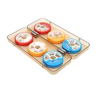 WIHFHGZ Soporte para Carrete de Línea de Pesca de Silicona, 6 Ejes, Colorido, Multifuncional, Compacto y Duradero - Diseño Anticaída, Diferenciación Fácil, Ideal para Pescadores