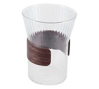 WIHFHGZ Vaso de Whiskey Vintage de 250ml, Vidrio Transparente de Borosilicato, Taza para Té y Café - Resistente al Calor, Durable y Elegante, Ideal para Fiestas y Uso Diario