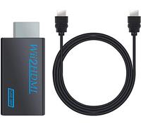 Wii a Hdmi Adaptador Wii 2 HDMI Converter Wii to Hdmi Conector Juegos Mando Cable Audio De 3,5 mm Y Puerto para Nintendo Wii U&Mini Wii HDTV Dance Motion Nunchuck Mario Juego Proyector Sport Consola