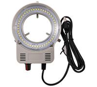 wiianoxd 48 LED microscopio industrial camarera fuente anillo lámpara luz iluminador lámpara brillo ajustable interfaz USB