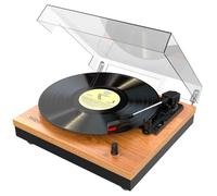 Wiibo - Mustang 1965-BT - Tocadiscos de Vinilo y Bluetooth Vintage - Ideal para Reproducir Discos de Vinilo y Música Desde Dispositivos Digitales Conectados por Bluetooth - Medidas: 33x30x11,8 cm