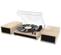Wiibo Mustang 1970-BT Natural Tocadiscos Vintage Bluetooth con Altavoces incorporados Premium