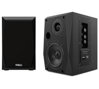 Wiibo Neo 50 Black - Altavoces Activo y Pasivo Profesionales - Potencia de 50W - Altavoz con Bluetooth - Conexión USB/SD - Sistema Bass Reflex - Mando a Distancia Incluido - Color Negro