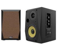 Wiibo Neo 50 V2 Black - Altavoces Activo y Pasivo Profesionales - Potencia de 50W - Altavoz con Bluetooth - Conexión USB/SD - Sistema Bass Reflex - Mando a Distancia Incluido - Color Negro