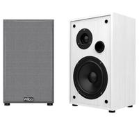 Wiibo String 15 - Pareja de Altavoces HiFi - Altavoces Inteligentes - Altavoces Estantería - Potencia 100W - 225 mm x 185 mm x 300 mm - Color Blanco - Sonido Profundo con Matices