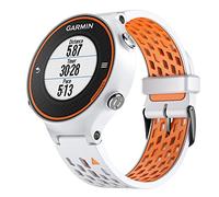 WIIKAI Compatible con Garmin Approach S6/Forerunner 735XT/630/620/235/220 Correas para Relojes, Correa de Pulsera de Reemplazo.(Blanco + Naranja)