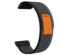 WIIKAI Correas Compatibles con Suunto 7, 9/Baro, Spartan Sport - Pulsera de Reemplazo (Negro+Gris)