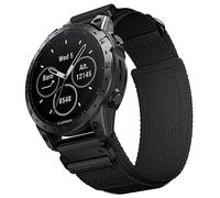 WIIKAI Correas Para Relojes Compatible con Garmin Fenix 7X/6X/5X avec COROS VERTIX2 Correa de Pulsera de Reemplazo Pulseras de repuesto MST.(negro)