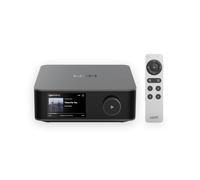 WiiM Amp Ultra, ampli estéreo Streaming, HDMI ARC y RoomFit, Gris Espacial | Mejora altavoces pasivos con 100W/canal a 8Ω, sonido Hi-Res, control táctil, corrección RoomFit y audio multiroom