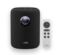 WiiM Sound, Altavoz Inteligente Hi-Res con WiFi y Pantalla táctil, Negro