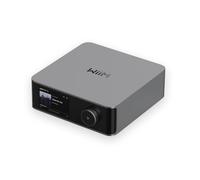 WiiM Ultra Streamer Hi-Res con Pantalla táctil y DAC ESS, Gris Espacial | Streaming Wi-Fi, corrección RoomFit, HDMI ARC, entrada Phono y audio multiroom, para amplificadores o altavoces activos