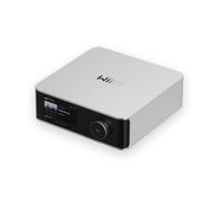 WiiM Ultra Streamer Hi-Res con Pantalla táctil y DAC ESS, Plata | Streaming Wi-Fi, corrección RoomFit, HDMI ARC, entrada Phono y audio multiroom, para amplificadores o altavoces activos