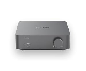 WiiM Vibelink Amp | Amplificador de 100W con DAC ESS 9039Q2M y Chip TPA3255 | Compatible con WiiM Mini, Pro, Pro Plus y Ultra | Entradas RCA, Coaxial y Óptica | Gris Espacial