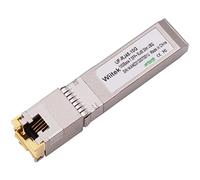 Wiitek Módulos de Cobre 10G SFP+ a RJ45, 1.25G/2.5G/5G/10GBase-T Ethernet Cobre a SFP+ Transceptor Compatible con Ubiquiti Unifi UF-RJ45-10G/uacc-cm-rj45-mg (Cat 6a/7 o Mejor, 30 Metros)