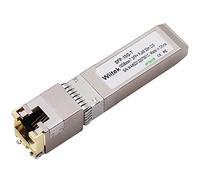 Wiitek Módulos de Cobre SFP+ a RJ45, transceptor 10GBase-T Compatible con Cisco SFP-10G-T-X, Ubiquiti, Netgear, Mikrotik, Unifi (Cat 6a/7 o Mejor, 30 Metros)