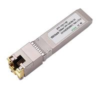 Wiitek Módulos SFP+ a RJ45 de 10 Gbps, transceptor de cobre 10GBase-T SFP+ (Cat 6a/7 o mejor, 80 metros), compatible con Cisco SFP-10G-T-X, Ubiquiti, Netgear, Mikrotik, Unifi y más