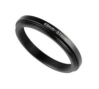 WIIYE Adaptador de anillo elevador de 43 mm a 37 mm, anillo de filtro de 43 mm a 37 mm, para todas las marcas UV ND CPL, filtro adaptador de anillo de metal (43 mm a 37 mm)