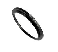 WIIYE Adaptador de anillo escalonado de 55 mm a 62 mm, anillo de filtro escalonado de 55 mm a 62 mm, para todas las marcas UV ND CPL, filtro adaptador de anillo de metal (55 mm a 62 mm)