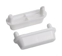 WIIYENA 12 protectores de asiento de inodoro antideslizantes y silenciosos para topes de repuesto para uso doméstico y hotelero (un juego de 12)