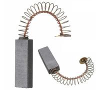 WIIYENA 2/6 cepillos de carbono de 30 x 11 x 6 mm, pieza de reparación de bujes de motor eléctrico, piezas de repuesto de cobre y carbono para herramientas eléctricas, 2 unidades