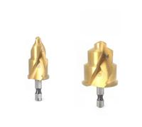 WIIYENA 6,35 mm PPR Lifti - Broca escalonada para agua, PVC, tubo, expansor, conector, reparación de plomada, escariador, agujero de resma, codo en T, fontanero, 20+32