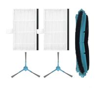 WIIYENA Accesorios para aspiradora Cecotec para Conga 9590 9990 AI Spin para ultra aspiradora, piezas de repuesto con 2 cepillos laterales, 1 cepillo principal, 2 filtros