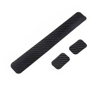WIIYENA Calcomanías protectoras de PVC para cadena de bicicleta, 3 K, estilo fibra de carbono, pegatinas de marco de bicicleta de montaña, arañazos