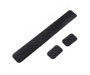 WIIYENA Calcomanías protectoras de PVC para cadena de bicicleta, 3 K, estilo fibra de carbono, pegatinas de marco de bicicleta de montaña, arañazos