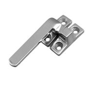 WIIYENA Cerradura de manija de ventana de acero inoxidable 304 para pomo de obturador abatible, hebilla de manija de ventana, piezas de mejora del hogar, grande izquierda