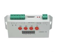WIIYENA Controlador LED inteligente K-1000C para paneles WS2812B WS2811 APA102C, controlador de píxeles de alta tasa de actualización con almacenamiento y función expandibles