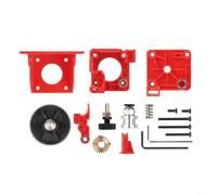 WIIYENA Impresora extrusora de titanio alimentador de stock Sistema de accionamiento directo remoto compatible con soporte de montaje V6 para filamento de 1,75 mm (rojo)
