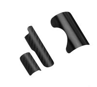 WIIYENA Juego de 3 fundas protectoras plegables para horquilla delantera de bicicleta, de fibra de carbono, protector de horquilla trasera, protector de soporte inferior, protección ligera e