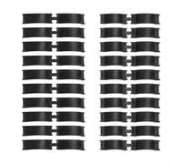 WIIYENA Juego de juntas de goma para manillar de bicicleta, 20 unidades, adaptar 22,2 mm, 25,4 mm a 31,8 mm para barras de montaje estable antideslizante para equipos de ciclismo