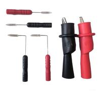 WIIYENA Juego de sondas de perforación de 0,7 mm, punta ultrafina para pruebas eléctricas, agujero de 2 mm, 6 unidades